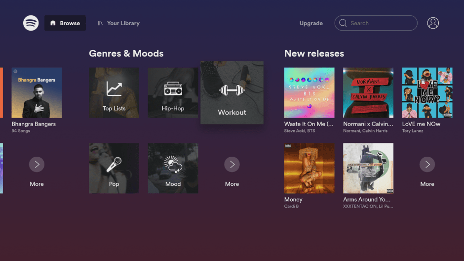 Xbox One SpotifyApp in der Preview bringt neue Features mit sich