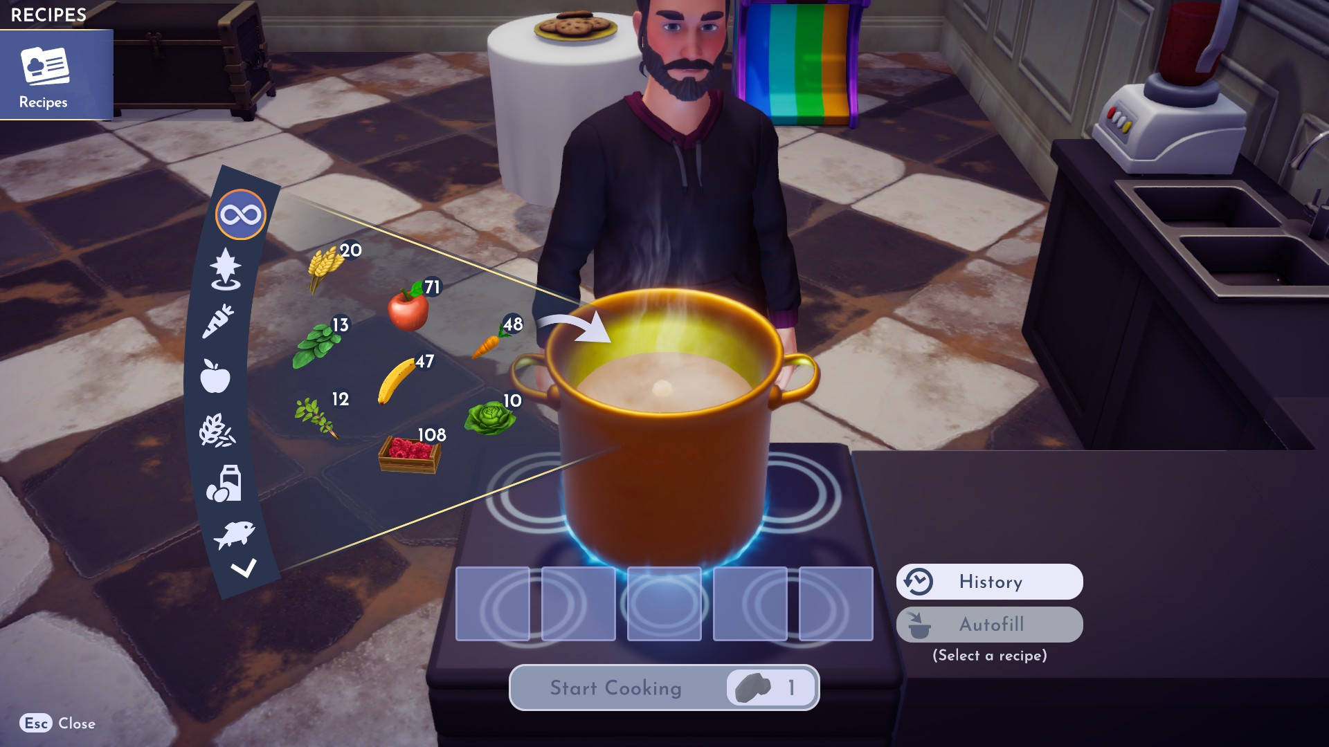 🎮 Receta de sopa de pescado en Disney Dreamlight Valley