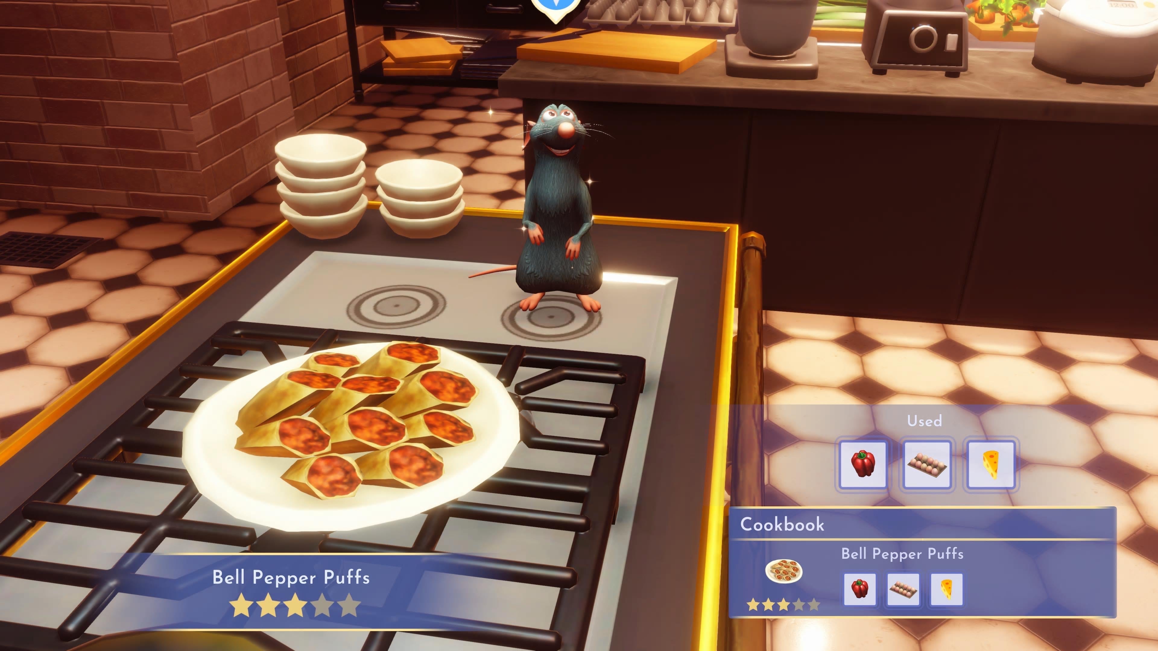 Bell Pepper Puffs Recipe in Disney Dreamlight Valley