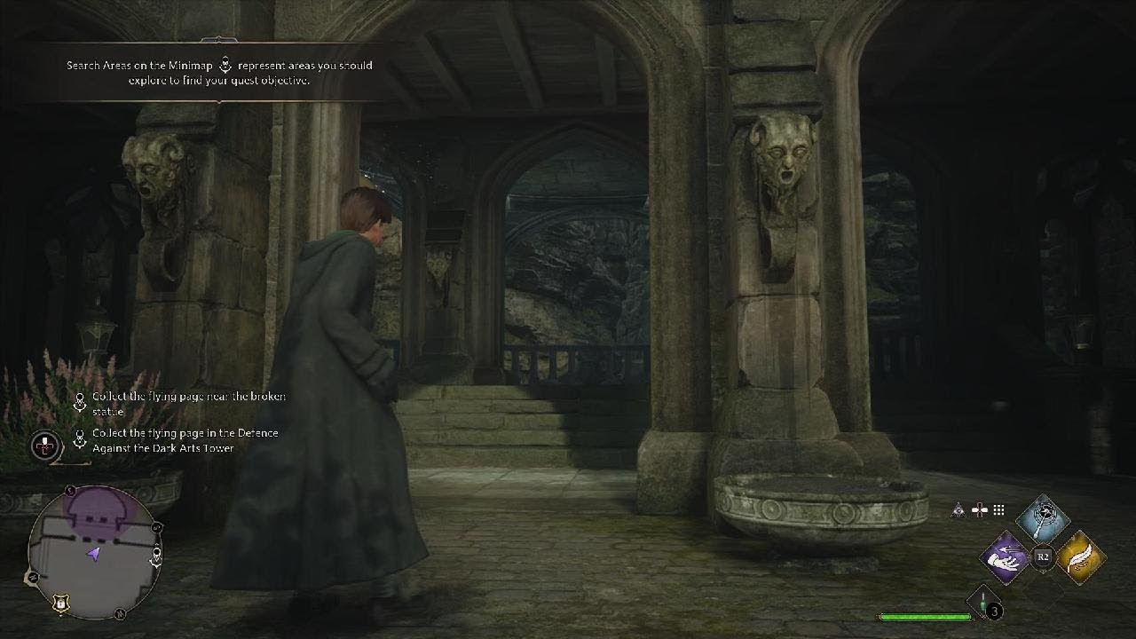 How to catch the flying pages in Hogwarts Legacy