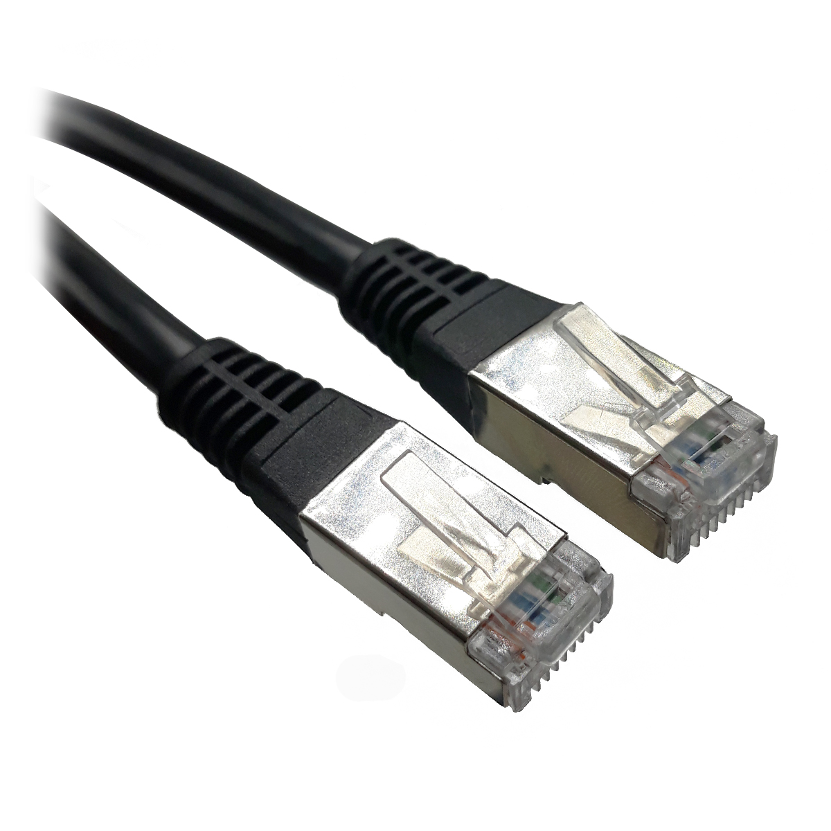 Cable ponchado FTP Cat 6 de 40.0 metros negro Xcase