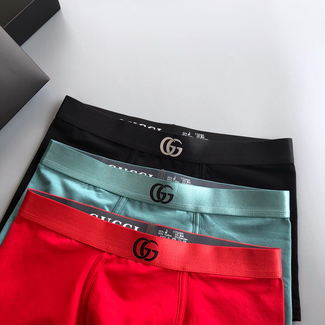US 24.90 New product! GUCCI Classic men's boxed boutique underwear