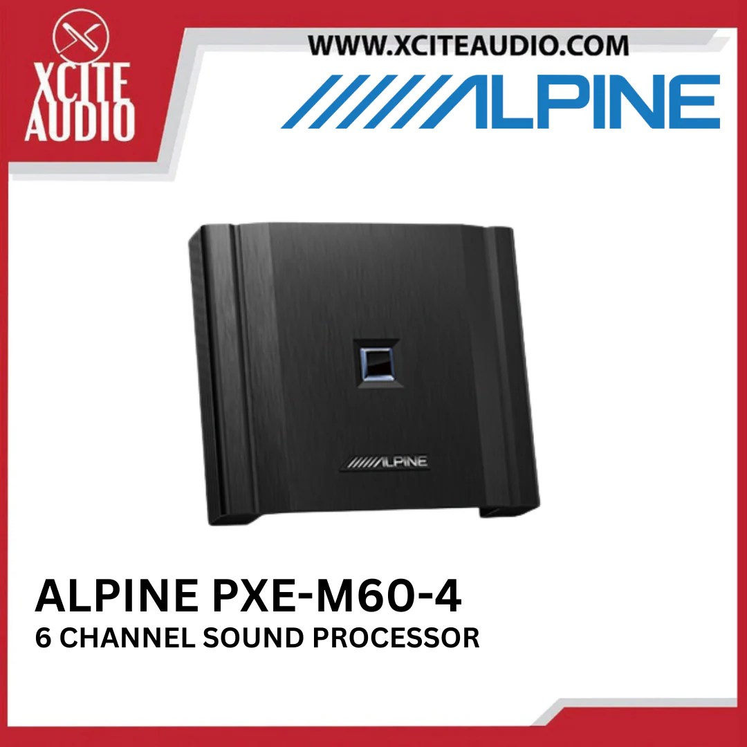 Alpine PXE-M60-4 DSP with Built-in Amplifier – Xcite Audio