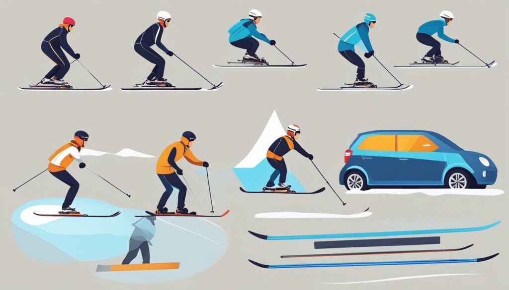 Ski Types Differences between Classic and Skate Skis Explained XC Skiing