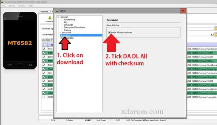 SP Flash Tool DL Image Fail Solution Guideline