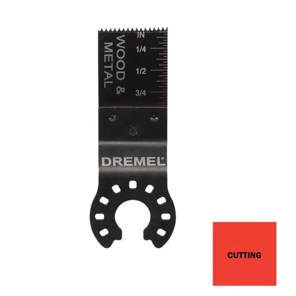 Dremel MultiMax Oscillating Tool 3/4 in. Flush Cut Blade for Wood