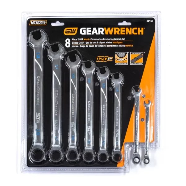 GEARWRENCH 120XP Metric Ratcheting Wrench Set (8Piece) XDC Depot