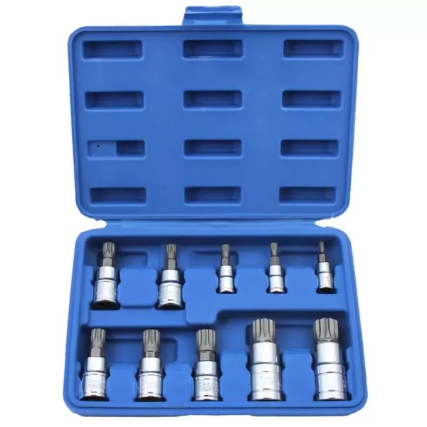 Stark XZN Triple Square Bit Socket Set (10Piece) XDC Depot