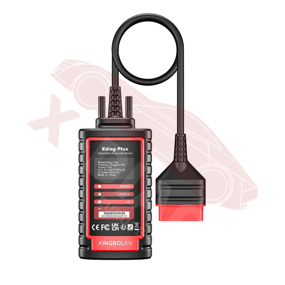 KINGBOLEN Ediag Plus OBD2 Advanced Diagnostics Scanner