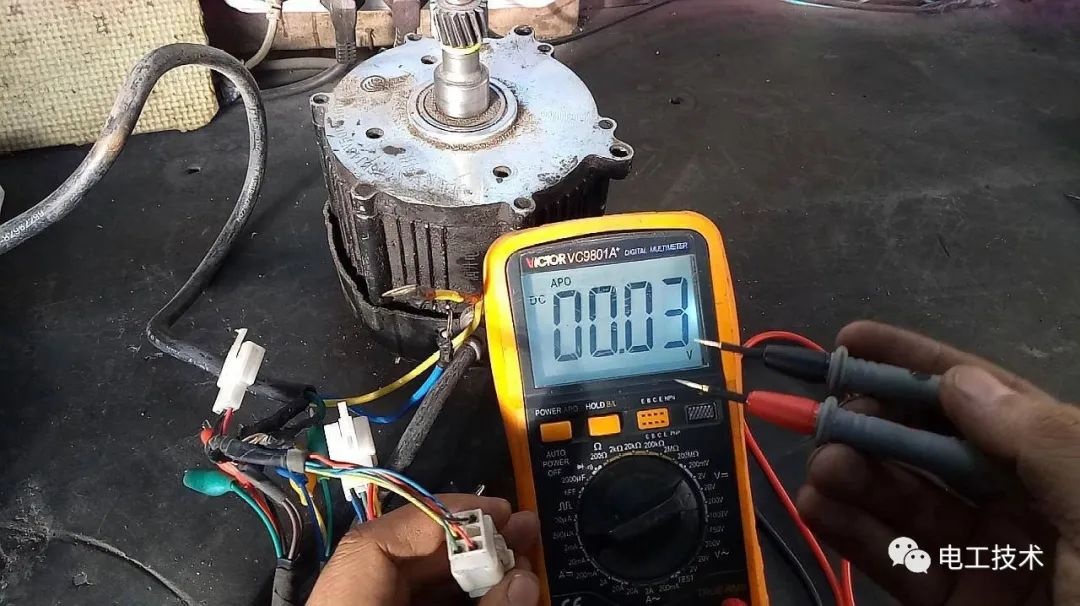 How to use a multimeter to detect whether the motor is burnt outXinda