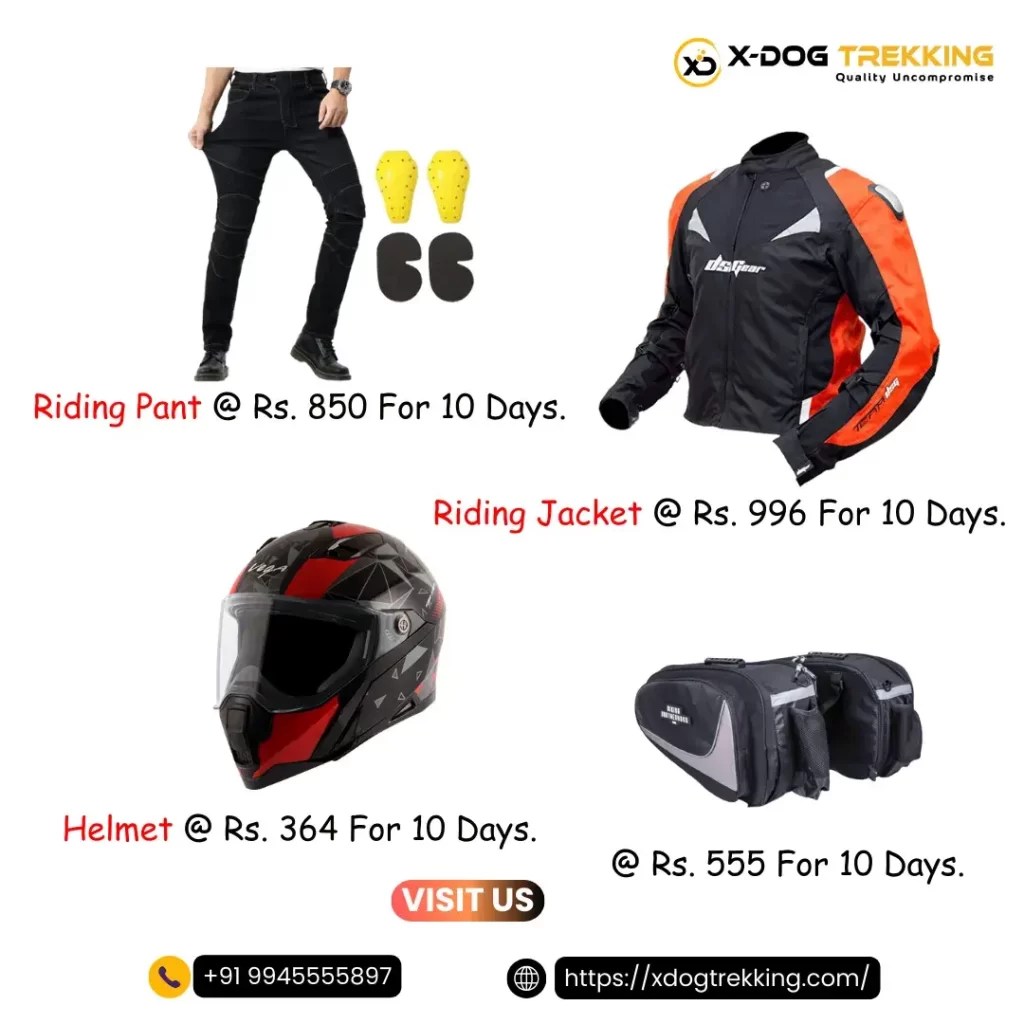 Top Quality Bike Riding Gear for Rent in Bangalore at lowest price