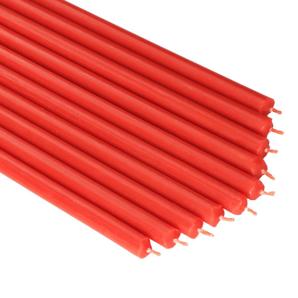 Altar Ritual Kerzen Ruß Tropffrei Rote Paraffin Kerzen Osterkerzen L