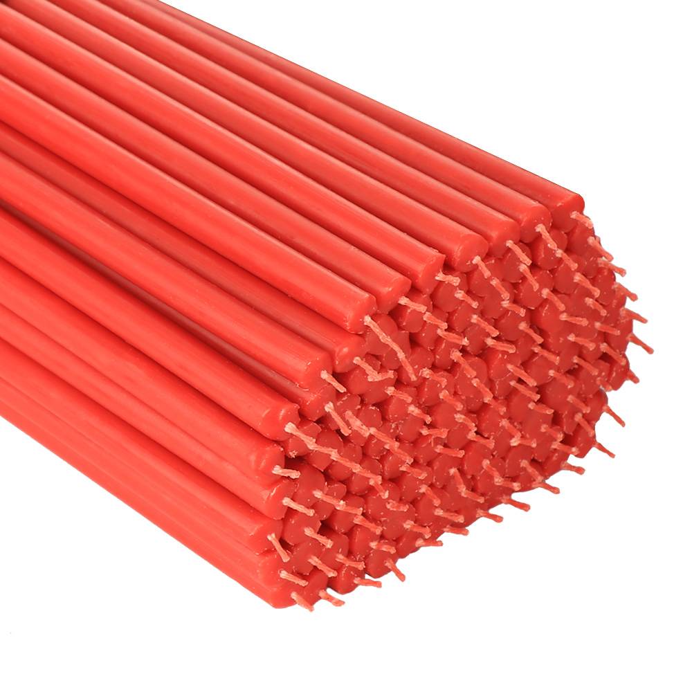 Altar Ritual Kerzen Ruß Tropffrei Rote Paraffin Kerzen Osterkerzen L