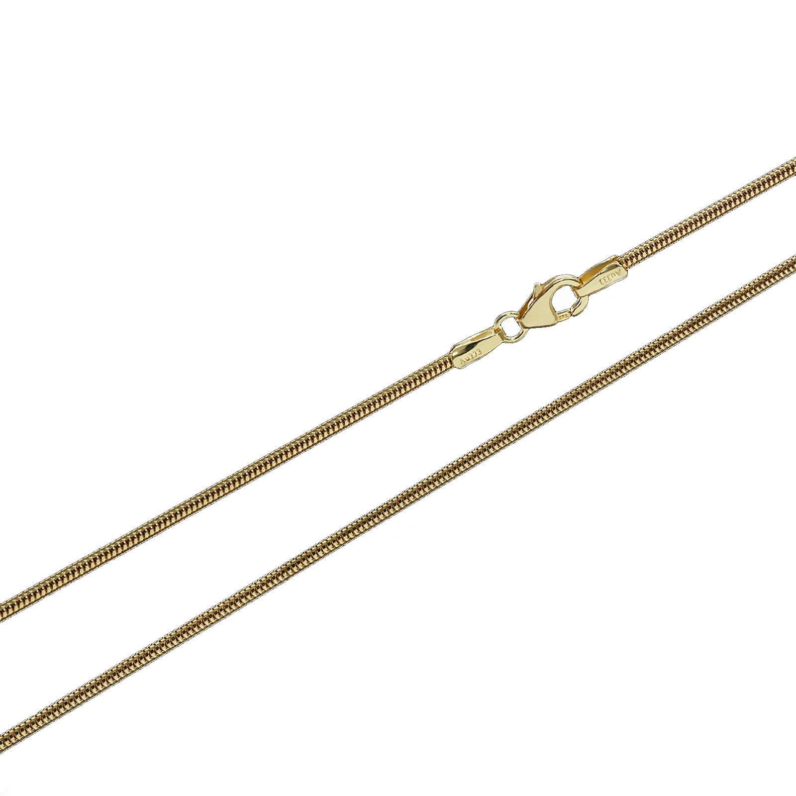 55cm Schlangenkette 333er Gelbgold Kette 1,60mm Breit 6,1g 9001 eBay