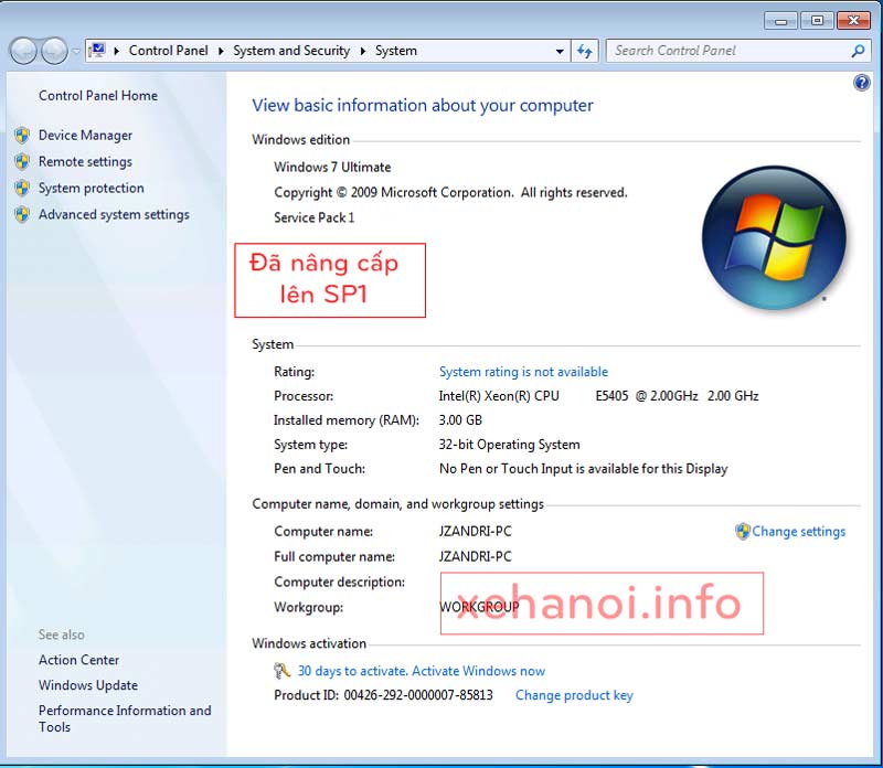 windows7servicepack1update Xế Hà Nội