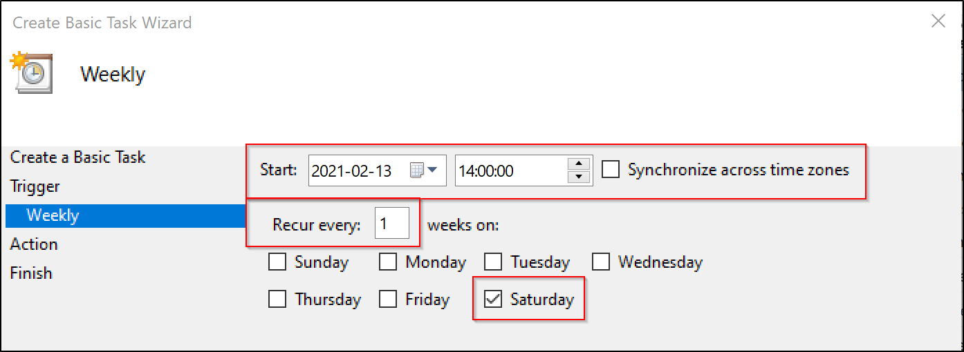 How to configure scheduled tasks in Windows Xenit