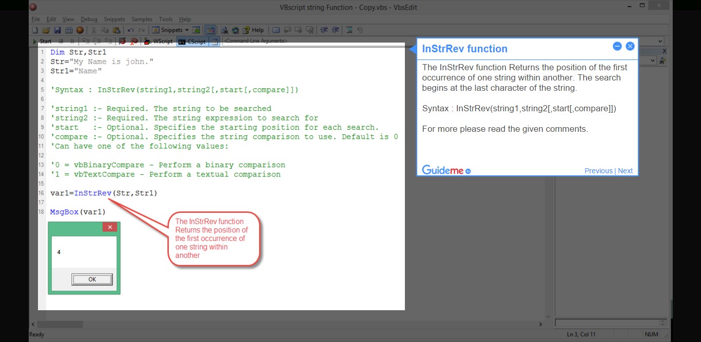 VBScript String Functions Learn VBScript Step by Step