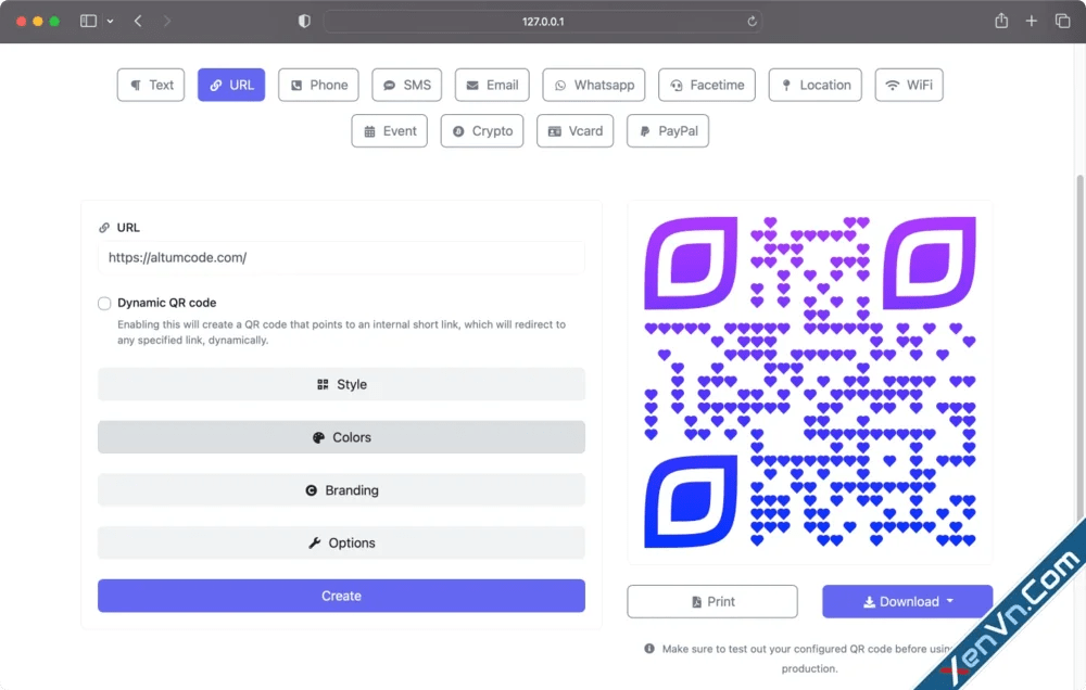 66qrcode Ultimate QR Code Generator & URL Shortener 18.0.0