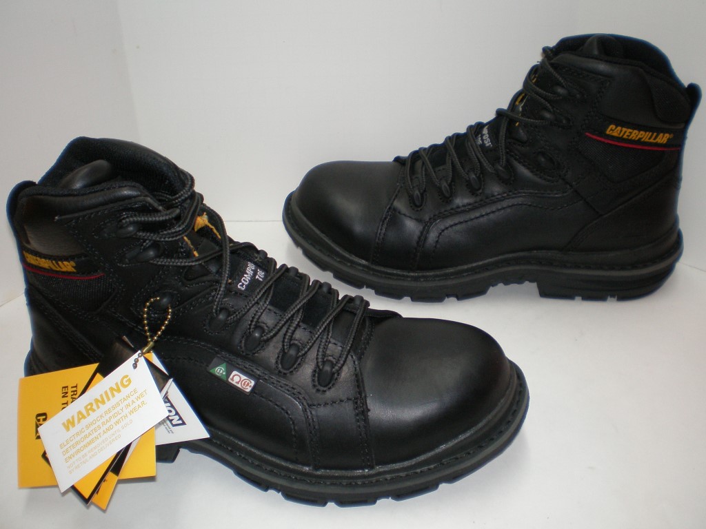 Mens Caterpillar Akron CSA CT Slip Resistant Composite Toe Work Boots
