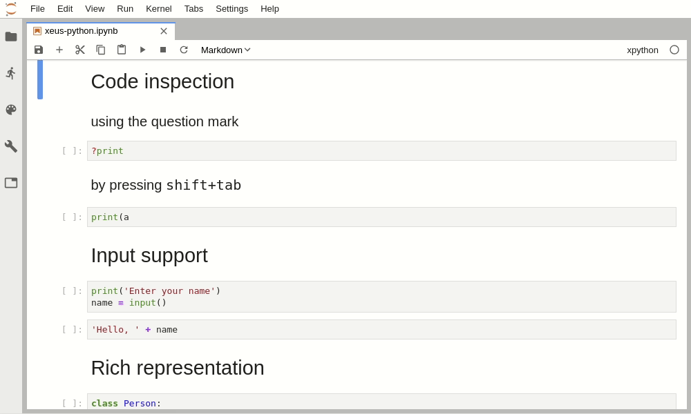 Usage — xeuspython documentation