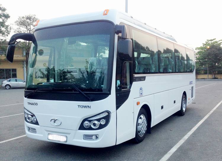 35 seat Thaco Town car rental in Da Nang