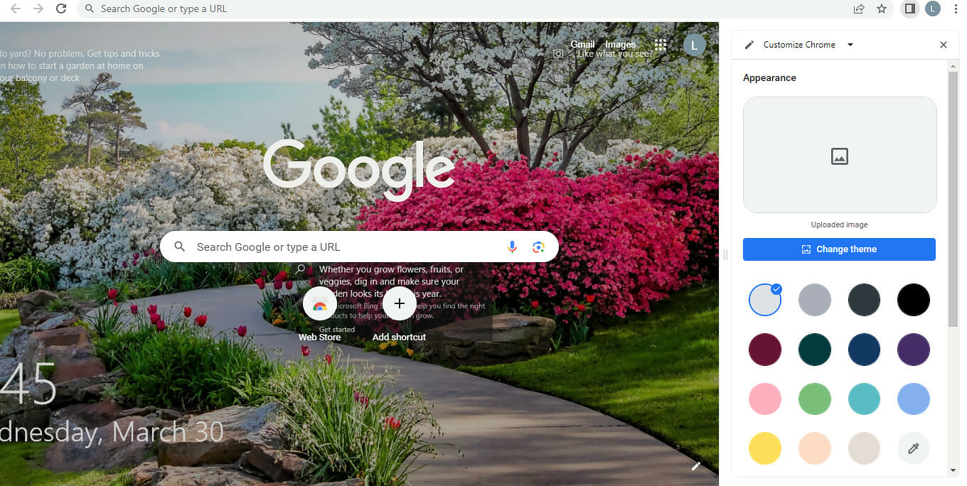Change Google Background Howto Guide xFanatical