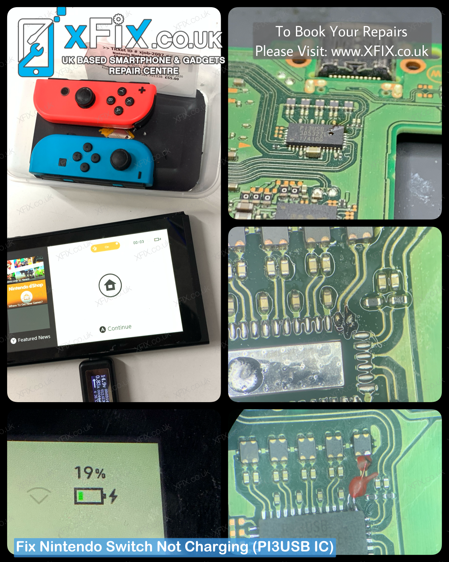 FixNintendoSwitchnotchargingPI3USB xFix