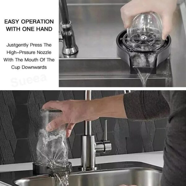 Quick Cup Faucet Glass Rinser