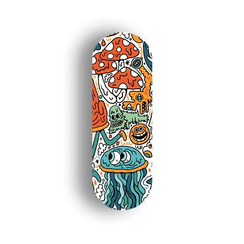 Professional Fingerboard Deck Doooodle XFlippro