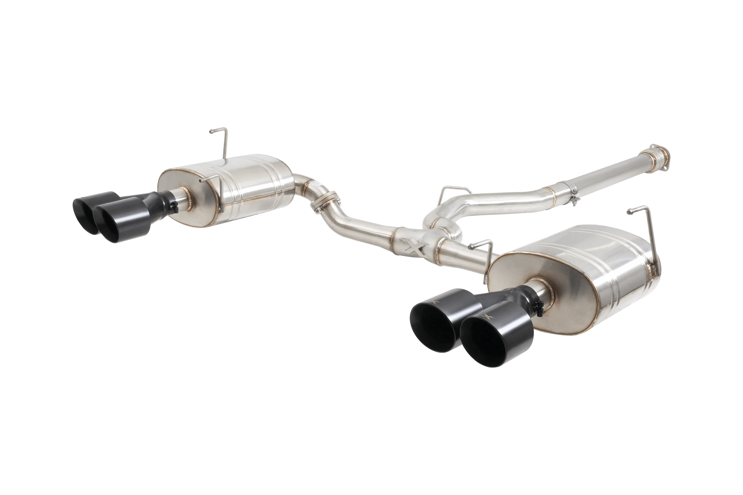 Subaru WRX Sedan VB Cat Back Exhaust System with Black Tips – XFORCE