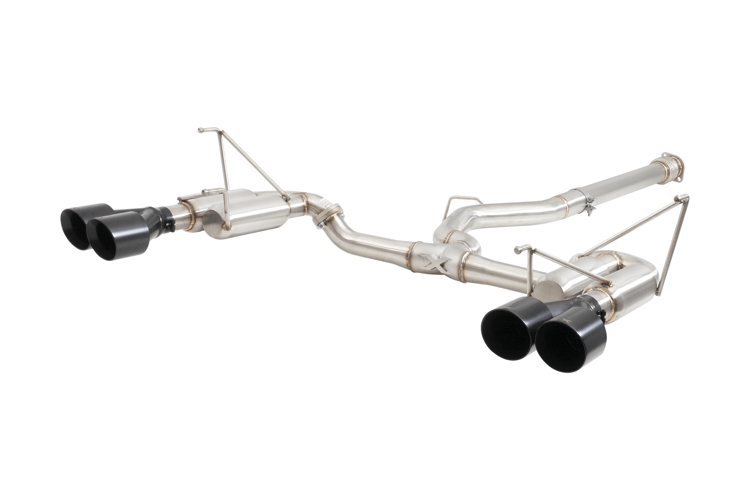 Subaru WRX Sedan VB Race Cat Back Exhaust System with Black Tips