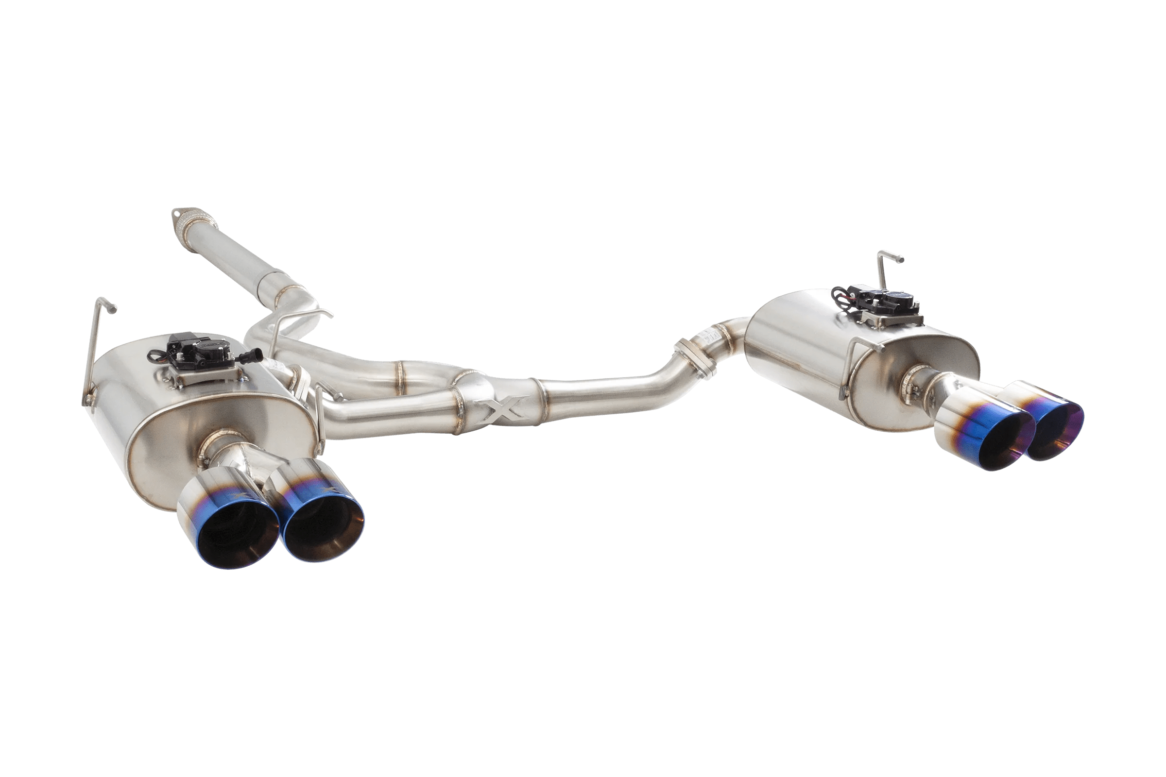 SUBARU WRX SEDAN VB Varex WR Valved Cat Back Exhaust System with Burnt