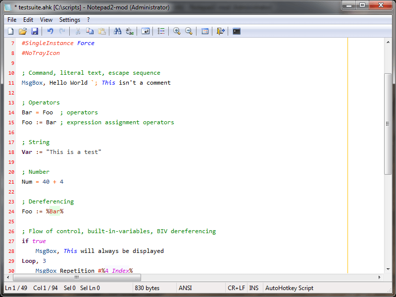 Notepad2mod Screenshots
