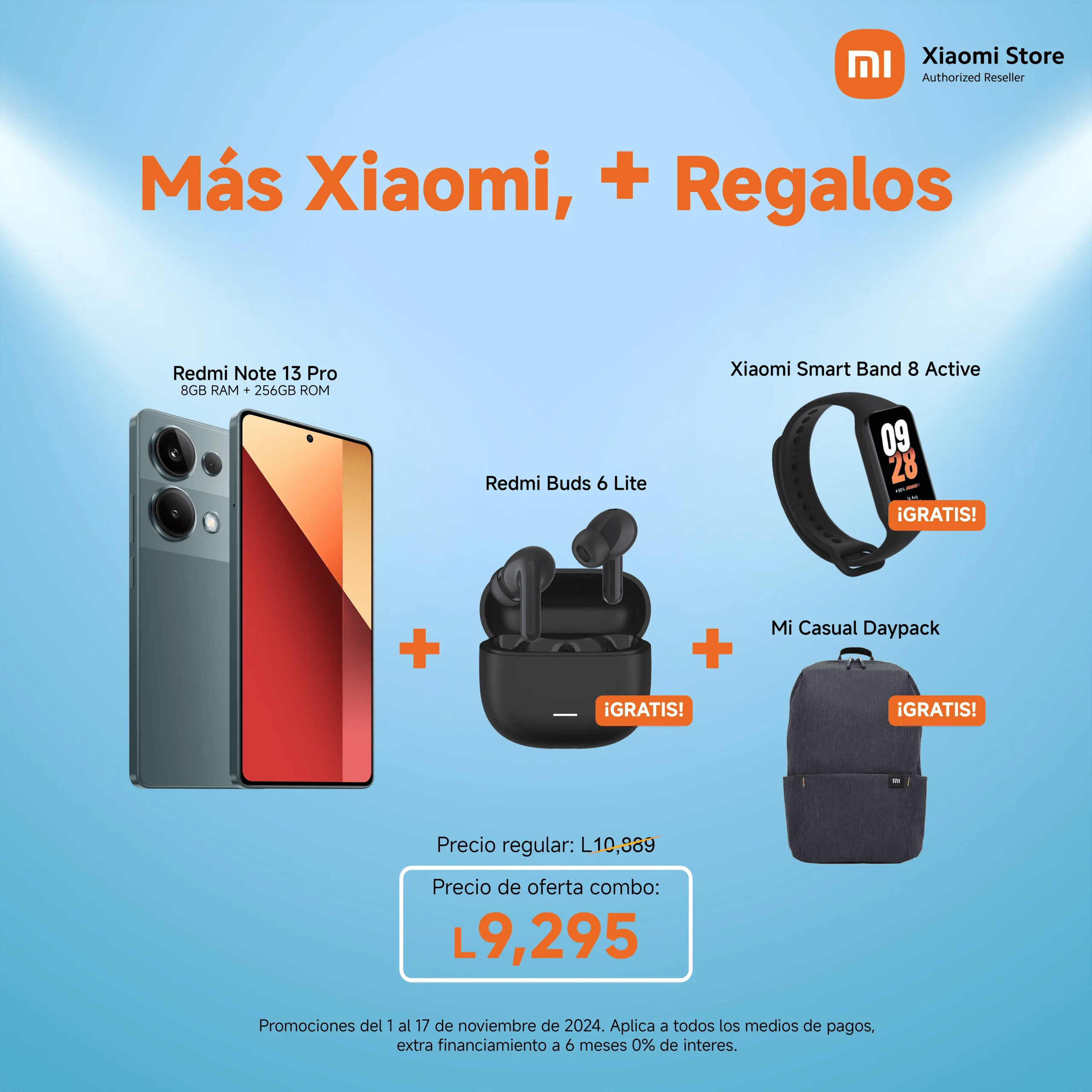Redmi Note 13 Pro + Redmi Buds 6 Lite + Xiaomi Smart Band 8 Active