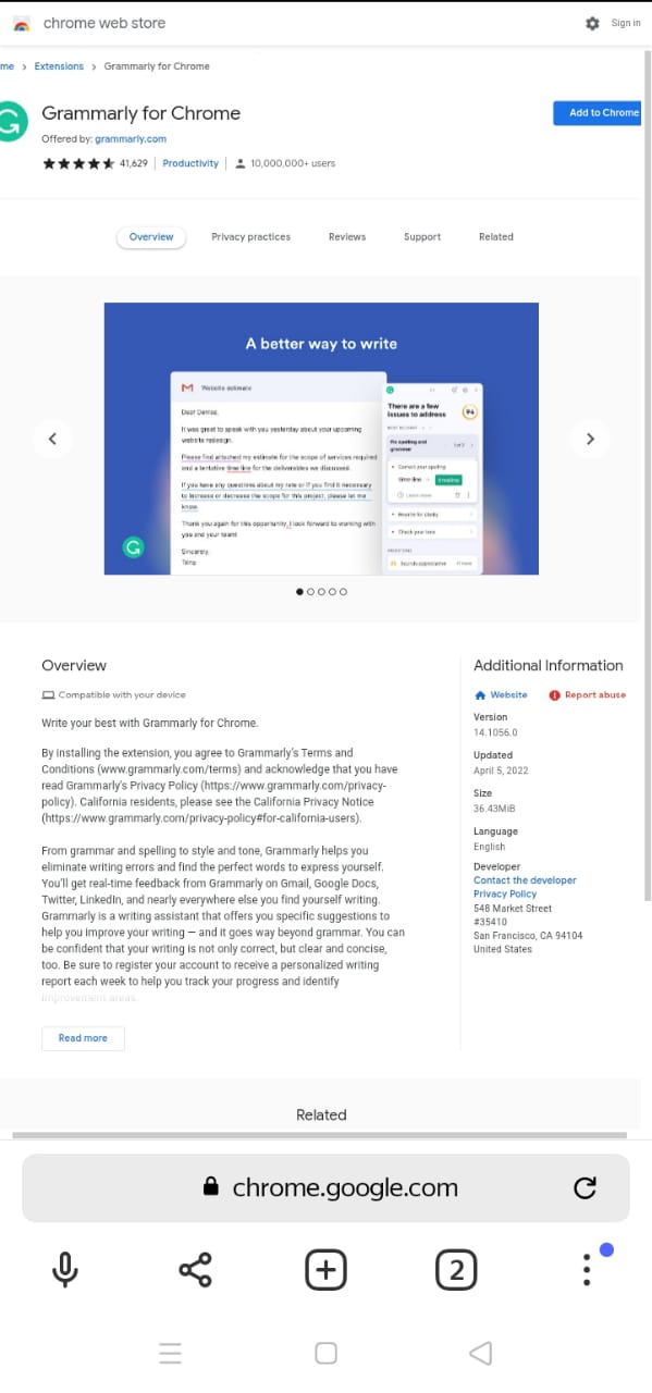 Is it possible to install Chrome Extensions on Android?