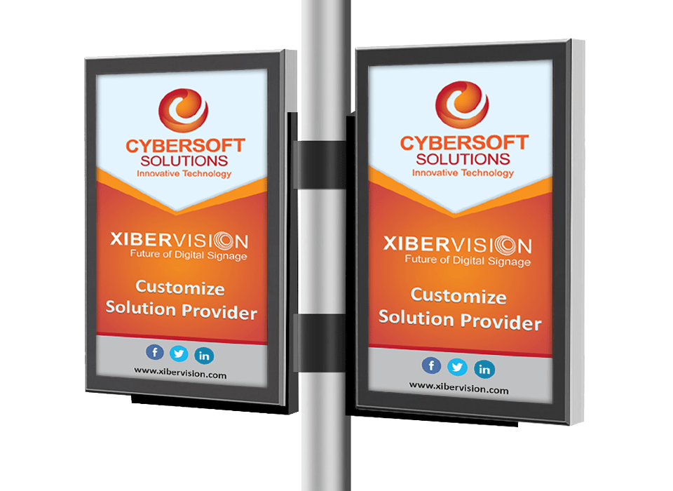 Outdoor Digital Streamers LED SMD Street Pole