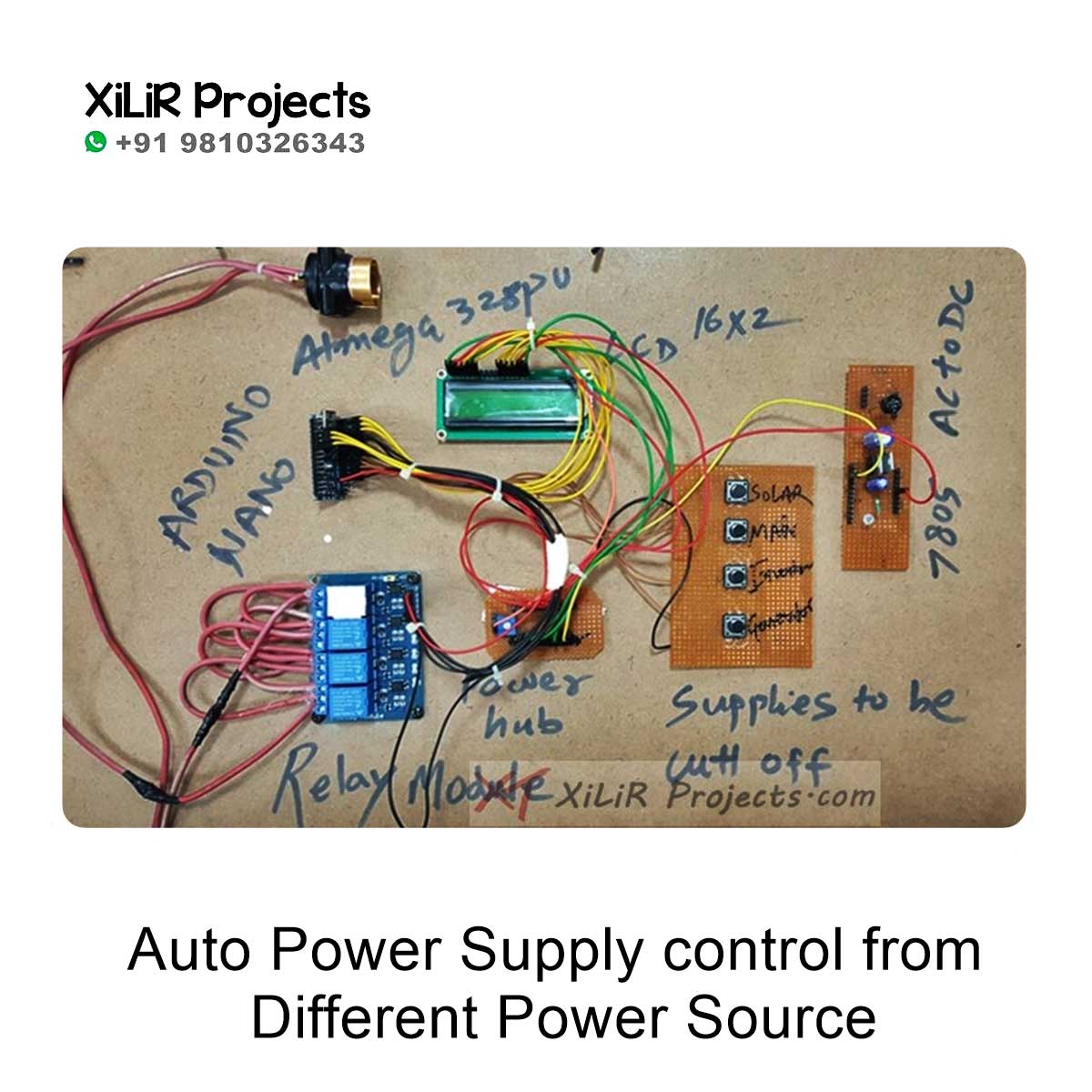 Auto Power Supply control from Different Power Source M.Tech B.Tech