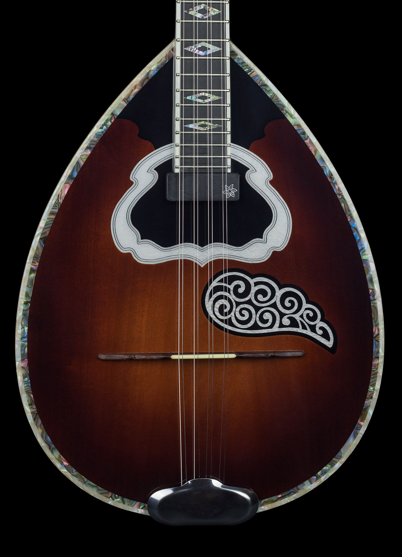 PRO II silent electric bouzouki Xiloihos hand made musical instruments