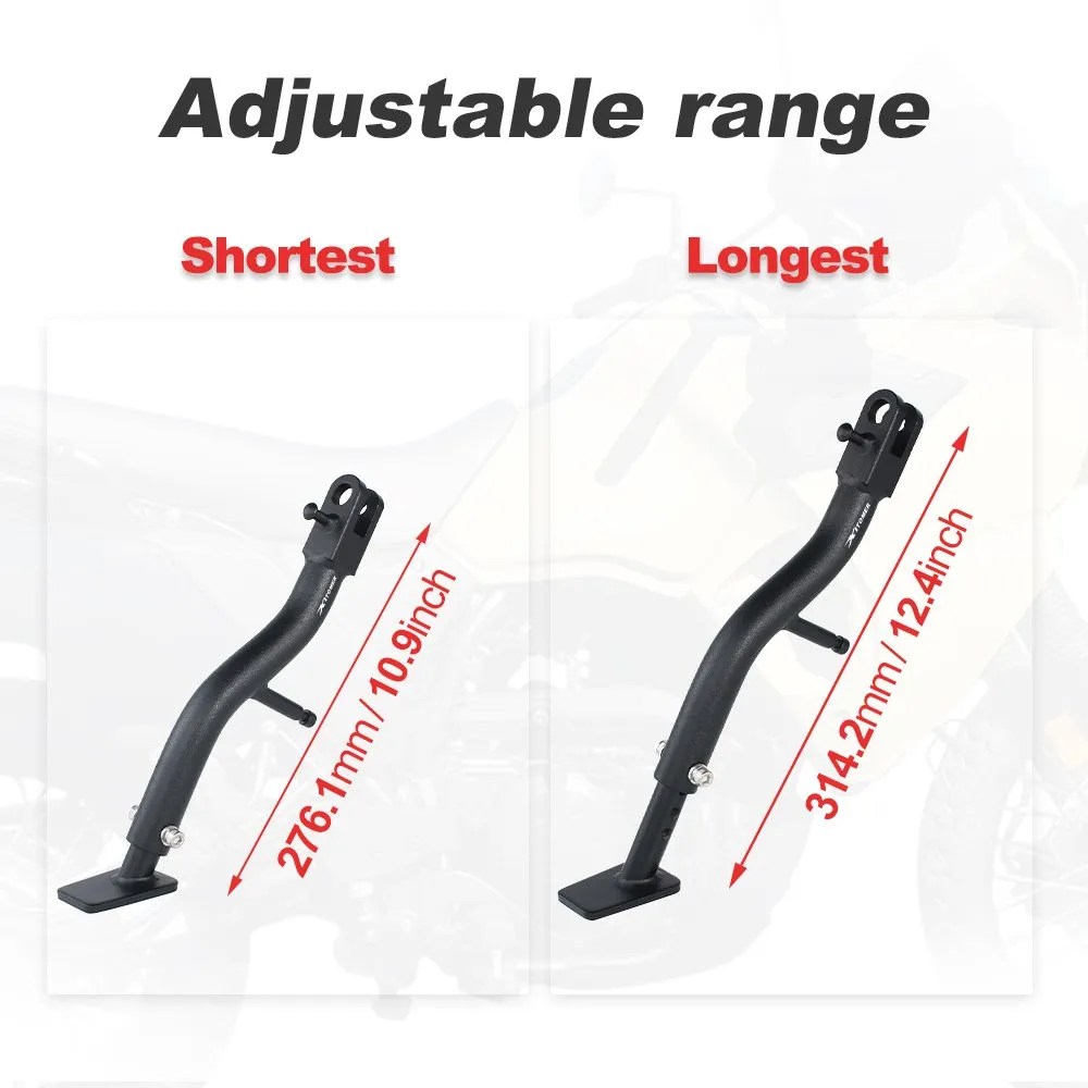 Xitomer Adjustable Kickstand for Kawasaki KLR 650 20082018 20222023
