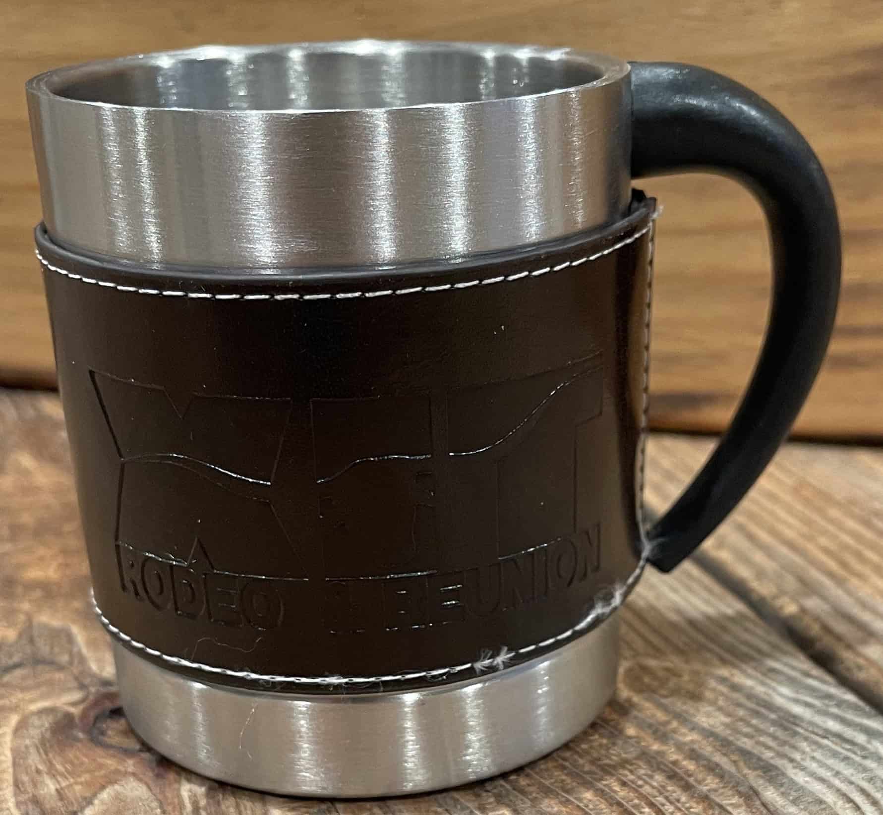 10oz STAINLESS STEEL COFFEE CUP XIT Rodeo and Reunion