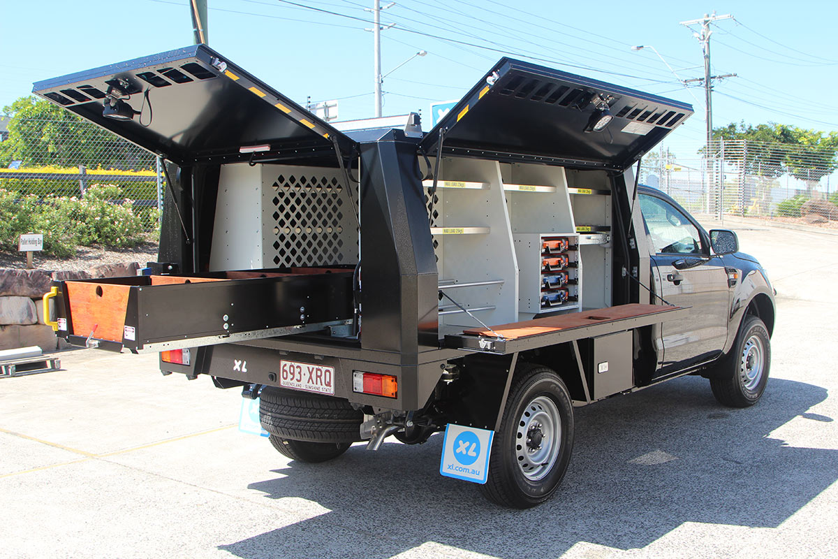 XL Service Bodies Ute Canopies for Work, Trade, Fleet and Play.