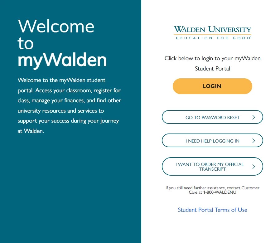 Walden University Student Portal