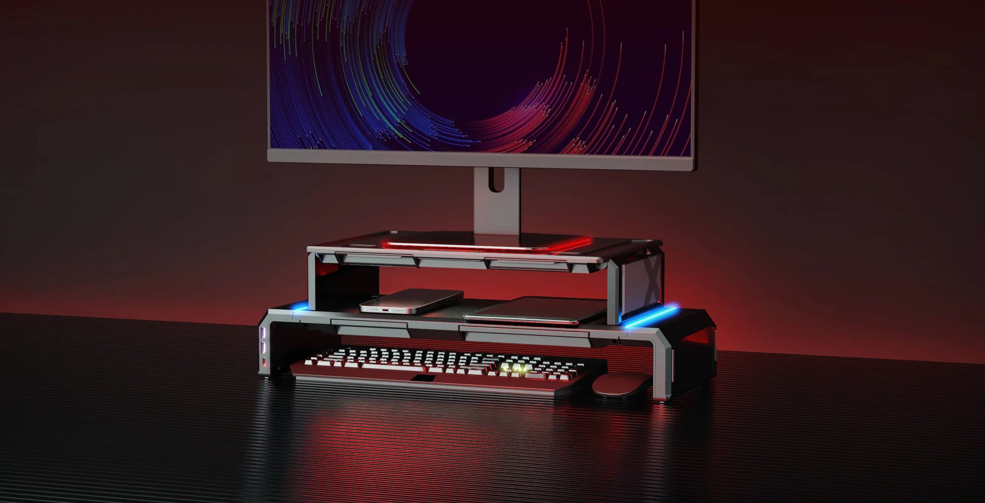 Improve Home Office ＆ Gaming Desk Setup Xlayout Desk Accessories