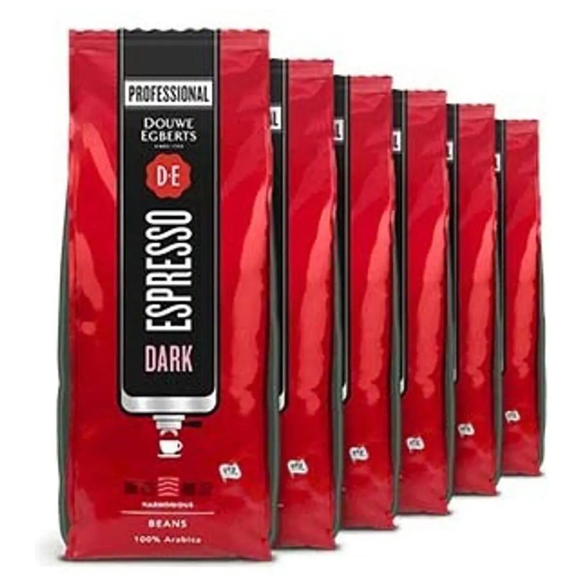 Douwe Egberts Espresso Dark Roast Koffiebonen 6 X 1 Kg Doos