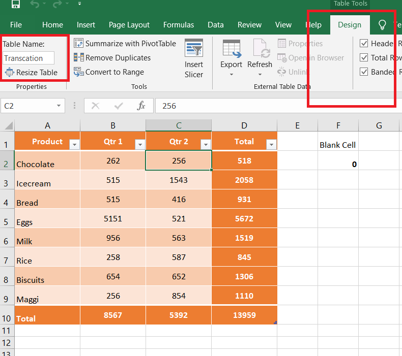 Excel Table How to Create and Manage in Microsoft Excel Xl in Excel