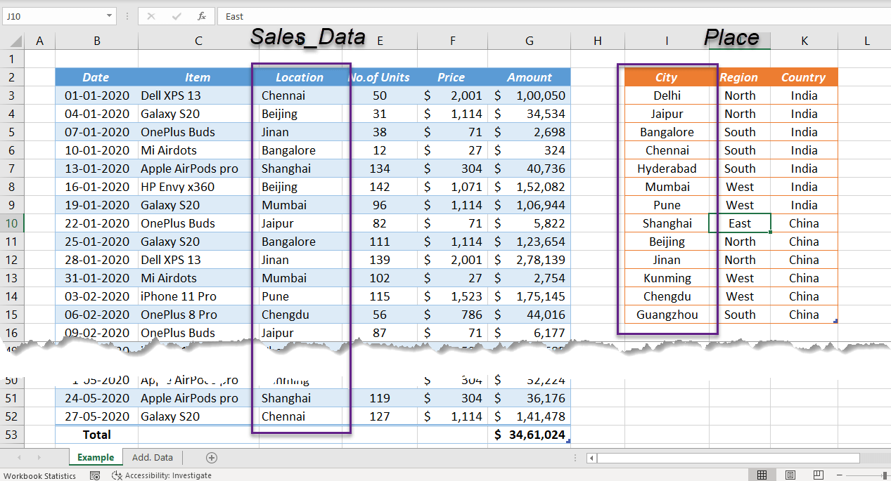 How to Connect Excel Tables XL n CAD