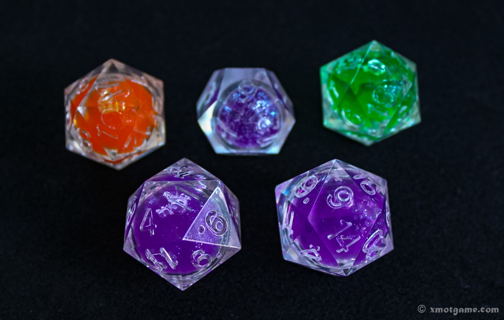 Liquid Core Handmade Dice｜2022 New DND RPG Dice XMOTGAME