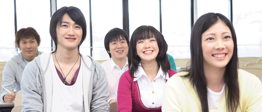 フラッシュモブの学生