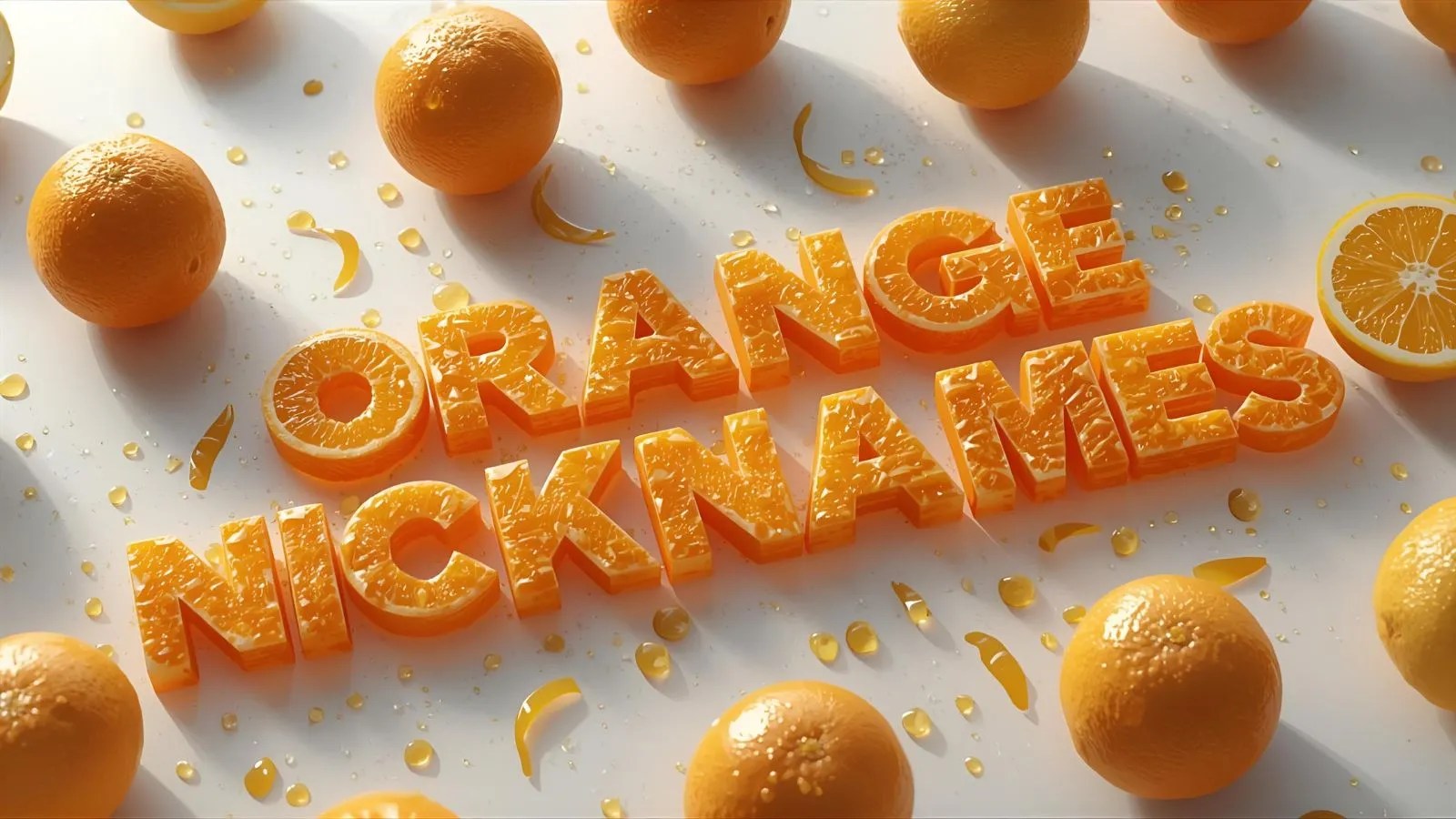 150+ Orange Nicknames That Feel Fresh & Trendy (2026)🍊