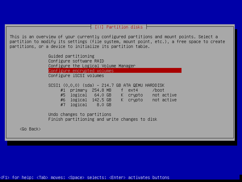 Setting Up Full Disk Encryption on Debian Jessie Exotic Security
